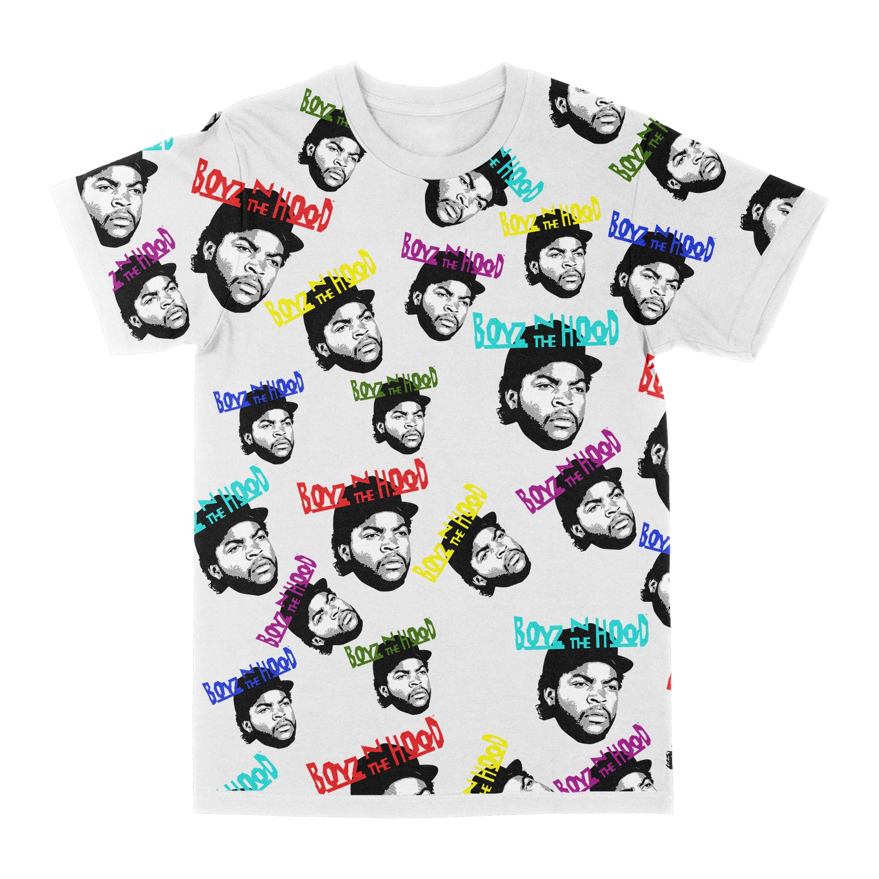 Boyz N The Hood Colour Logos Shot Sleeve T-shirt